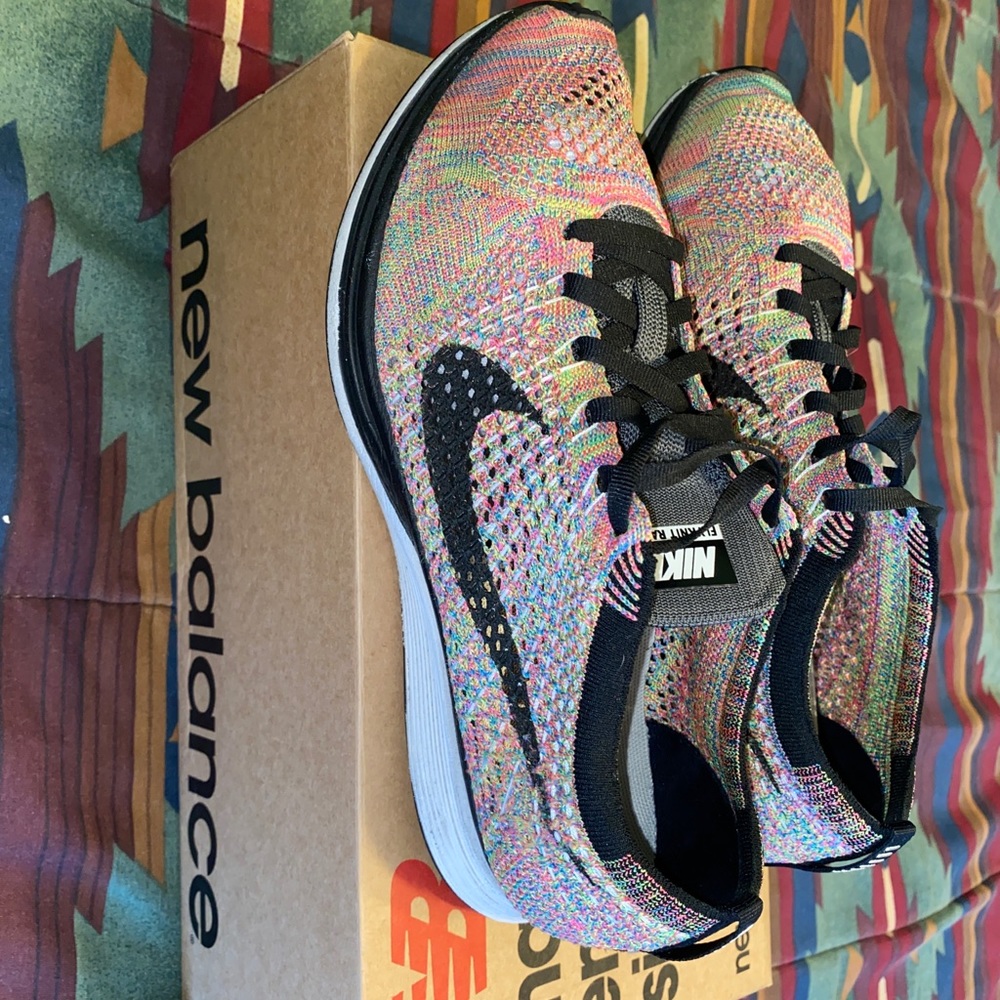 Multi color Nike flyknit 2016